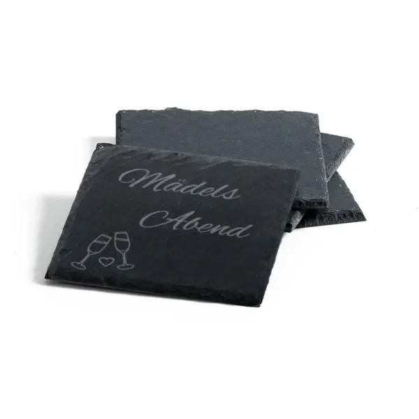 Schieferuntersetzer Mädelsabend 2