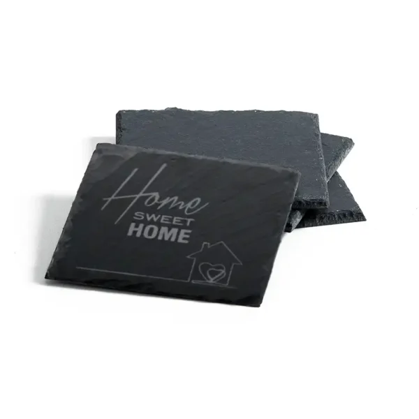 Schieferuntersetzer "Home Sweet Home"